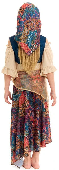 Disfraz de Gitana Zíngara para Niña Gitanas Partilandia